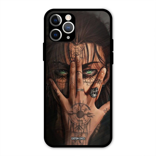 Eren Tattoo iPhone 11 Pro Mobile Back Cover - Anime PrintShield Case