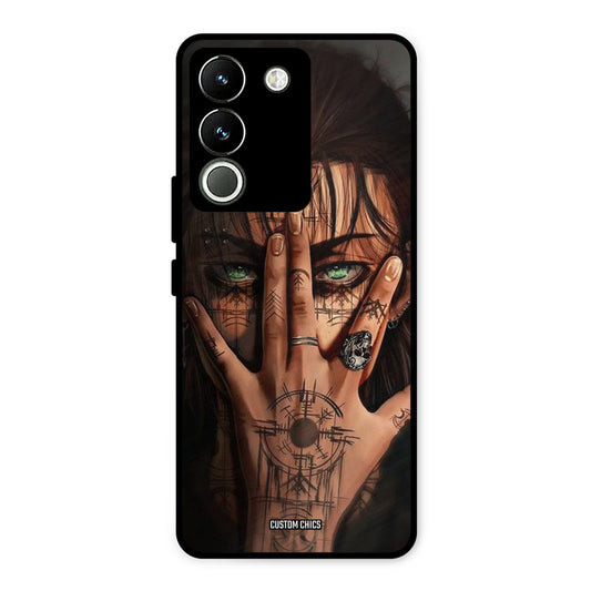 Eren Tattoo Vivo Y200 Mobile Back Cover - Anime PrintShield Case