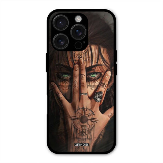 Eren Tattoo iPhone 16 Pro Max Mobile Back Cover - Anime PrintShield Case