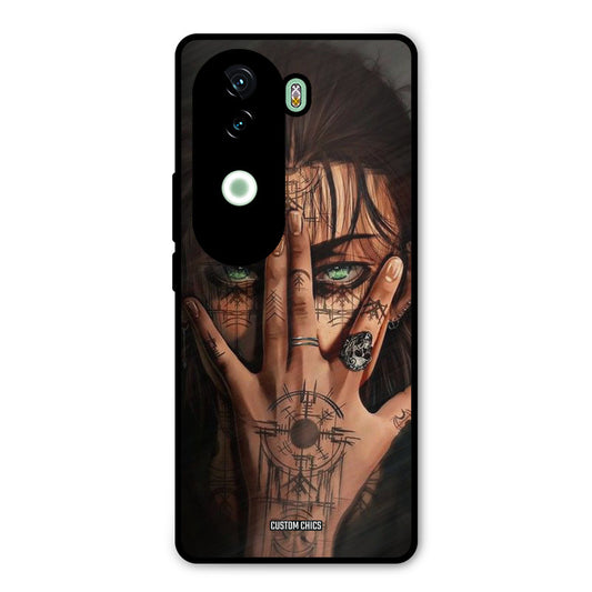 Eren Tattoo Vivo V40e Mobile Back Cover - Anime PrintShield Case