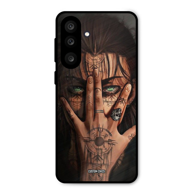 Eren Tattoo Samsung Galaxy M56 Mobile Back Cover - Anime PrintShield Case