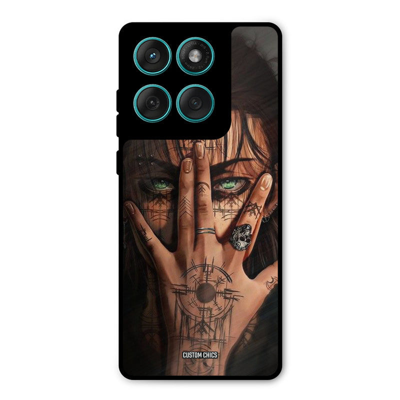 Eren Tattoo Motorola Edge 60 Mobile Back Cover - Anime PrintShield Case