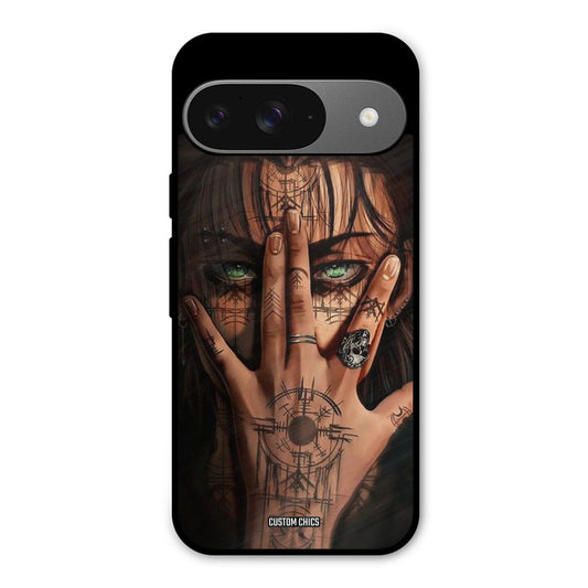 Eren Tattoo Google Pixel 9 Mobile Back Cover - Anime PrintShield Case