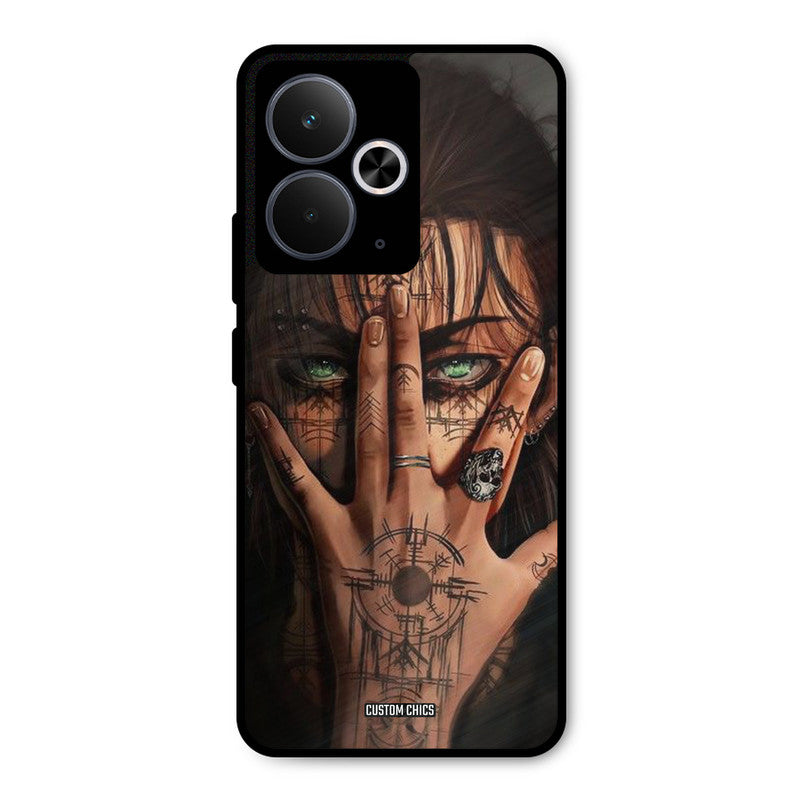 Eren Tattoo Realme 14T Mobile Back Cover - Anime PrintShield Case