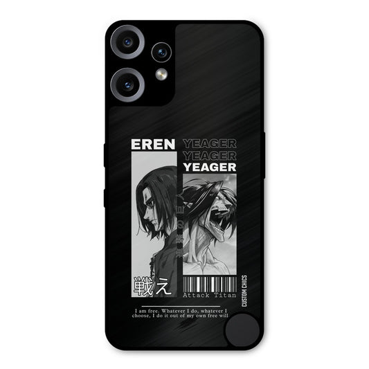 Eren Yeager Black Nothing CMF Phone 2 Pro Mobile Back Cover - Anime PrintShield Case