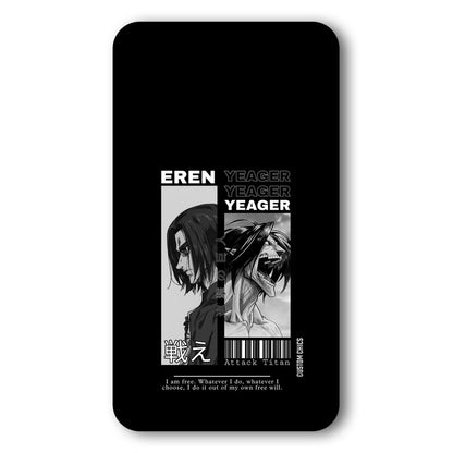 Eren Yeager Black Case – Premium PrintShield Mobile Cover