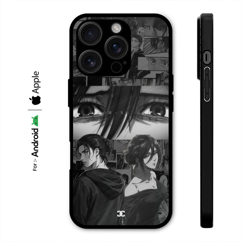 Eren and Mikasa Love Case – Premium PrintShield Mobile Cover