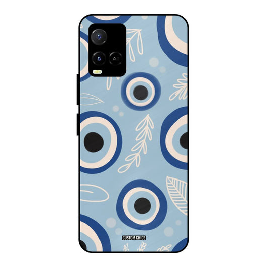 Evil Eye Painting Vivo Y33s Mobile Back Cover - Aesthetic PrintShield Case