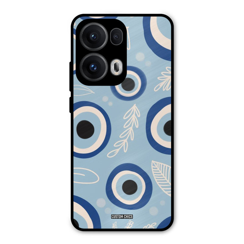 Evil Eye Painting Oppo Reno 13 Pro 5G Mobile Back Cover - Aesthetic PrintShield Case