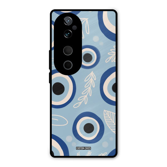 Evil Eye Painting Vivo V40 Mobile Back Cover - Aesthetic PrintShield Case