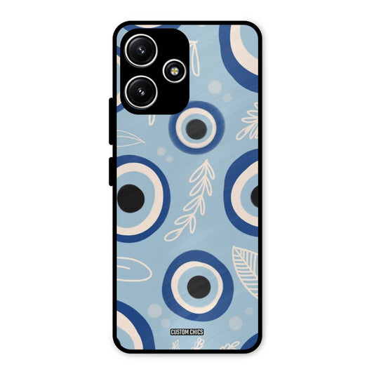 Evil Eye Painting Redmi 12 5G Mobile Back Cover - Aesthetic PrintShield Case