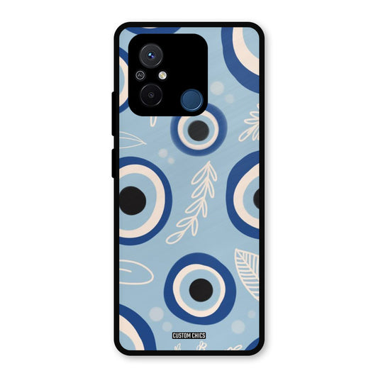 Evil Eye Painting Redmi 12c Mobile Back Cover - Aesthetic PrintShield Case