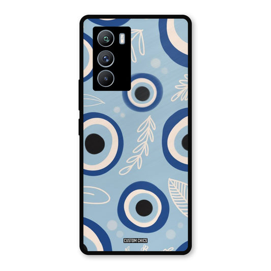 Evil Eye Painting iQOO 9SE Mobile Back Cover - Aesthetic PrintShield Case