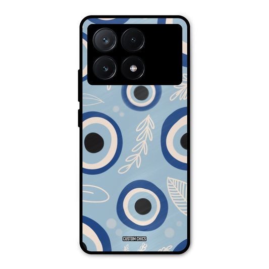 Evil Eye Painting Poco X6 Pro Mobile Back Cover - Aesthetic PrintShield Case