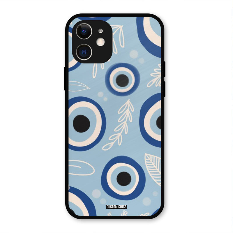 Evil Eye Painting IPhone 12 Mobile Back Cover - Aesthetic PrintShield Case