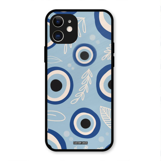 Evil Eye Painting IPhone 12 Mobile Back Cover - Aesthetic PrintShield Case