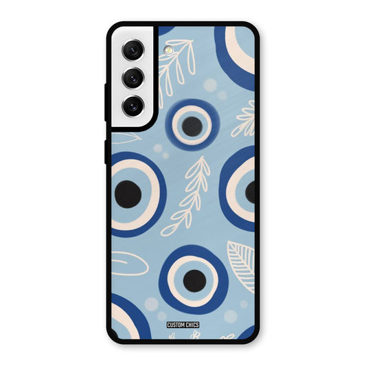Evil Eye Painting Samsung Galaxy S21 FE 5G Mobile Back Cover - Aesthetic PrintShield Case