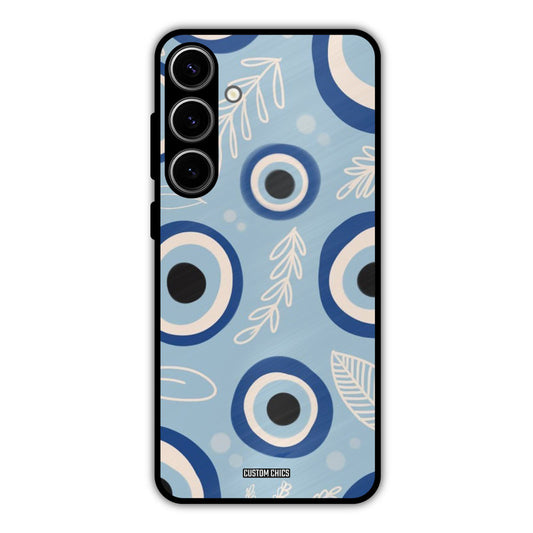 Evil Eye Painting Samsung Galaxy S24 Plus Mobile Back Cover - Aesthetic PrintShield Case