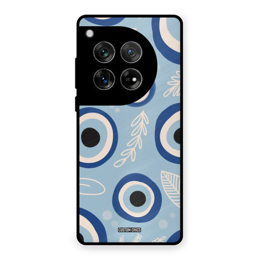 Evil Eye Painting OnePlus 12 Mobile Back Cover - Aesthetic PrintShield Case