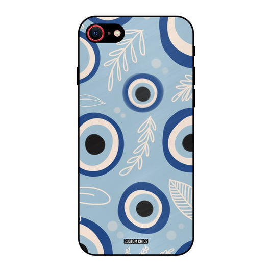 Evil Eye Painting iPhone SE 2020 Mobile Back Cover - Aesthetic PrintShield Case