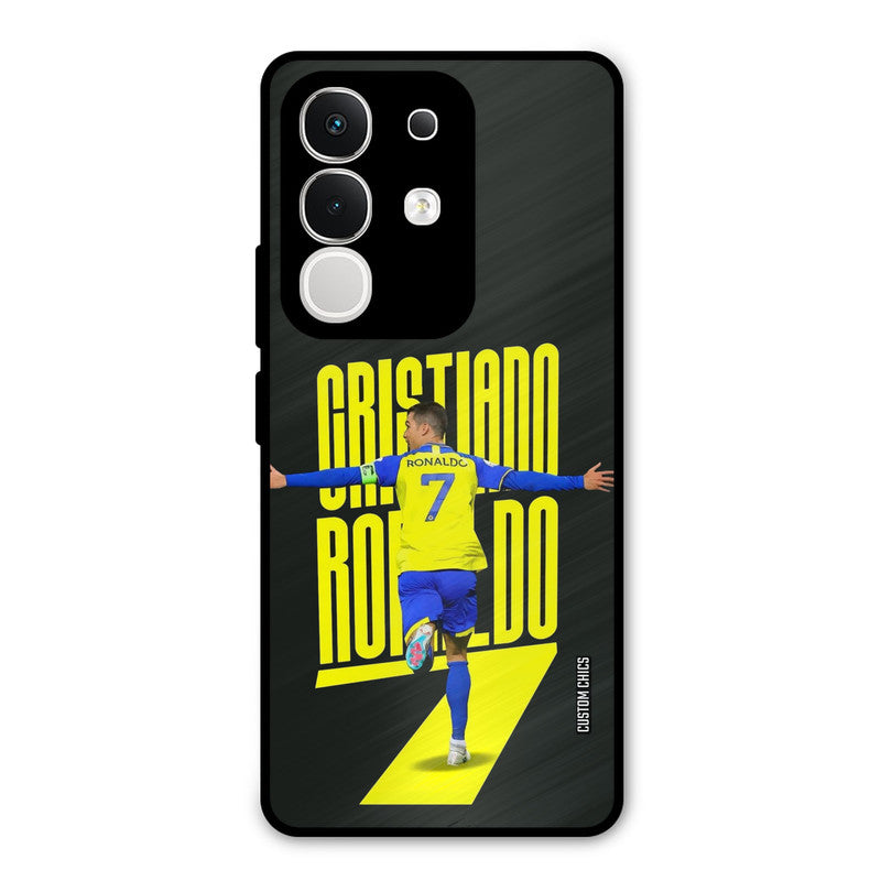 Excited Ronaldo Vivo T4x Mobile Back Cover - Sports PrintShield Case