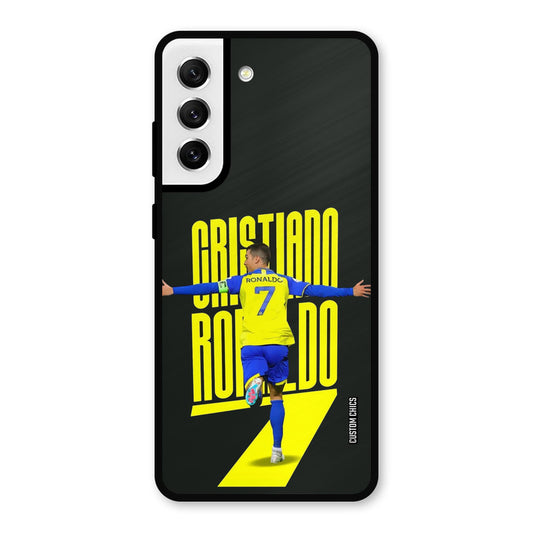 Excited Ronaldo Samsung Galaxy S21 FE 5G Mobile Back Cover - Sports PrintShield Case