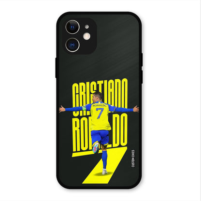 Excited Ronaldo  iPhone 12 Mobile Back Cover - Sports PrintShield Case