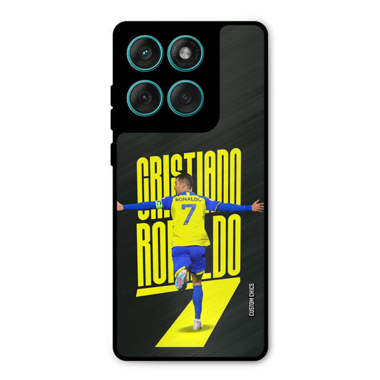 Excited Ronaldo Motorola Edge 60 Mobile Back Cover - Sports PrintShield Case