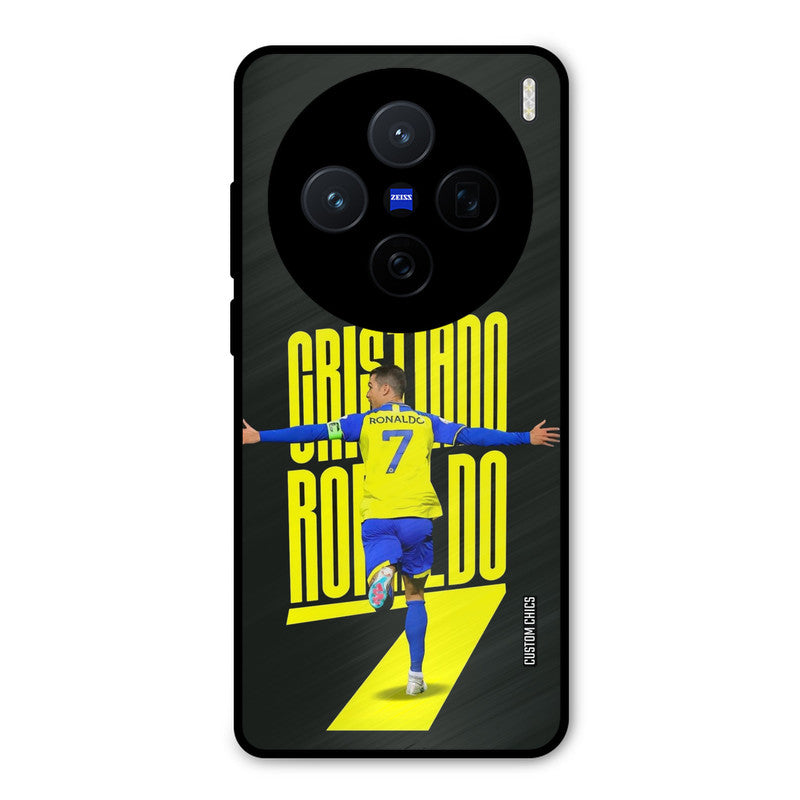 Excited Ronaldo Vivo X200 Mobile Back Cover - Sports PrintShield Case