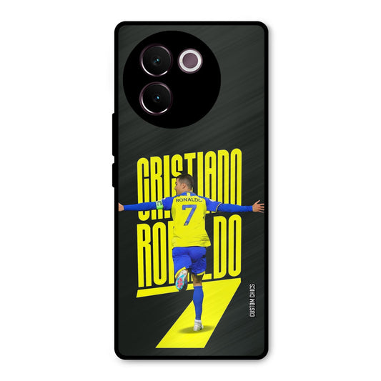 Excited Ronaldo Vivo V30e Mobile Back Cover - Sports PrintShield Case
