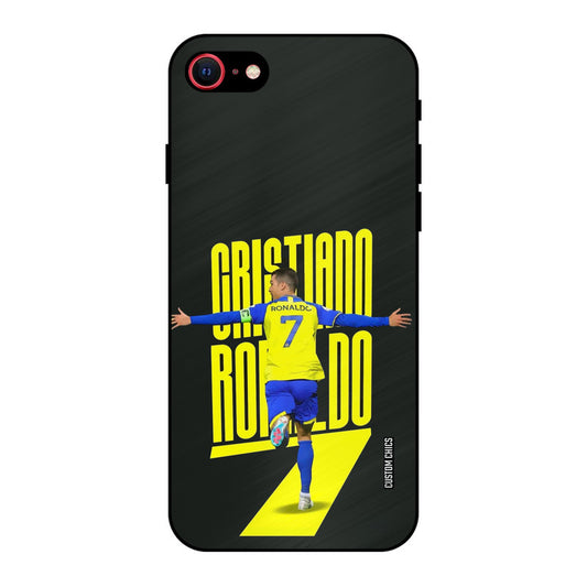 Excited Ronaldo iPhone SE 2020 Mobile Back Cover - Sports PrintShield Case