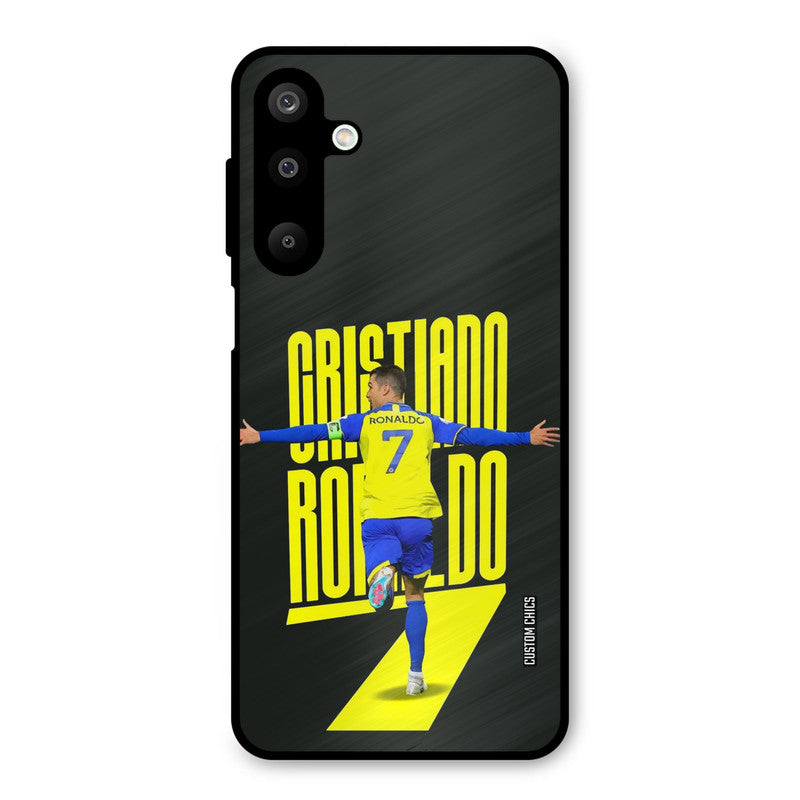 Excited Ronaldo Samsung Galaxy M16 Mobile Back Cover - Sports PrintShield Case