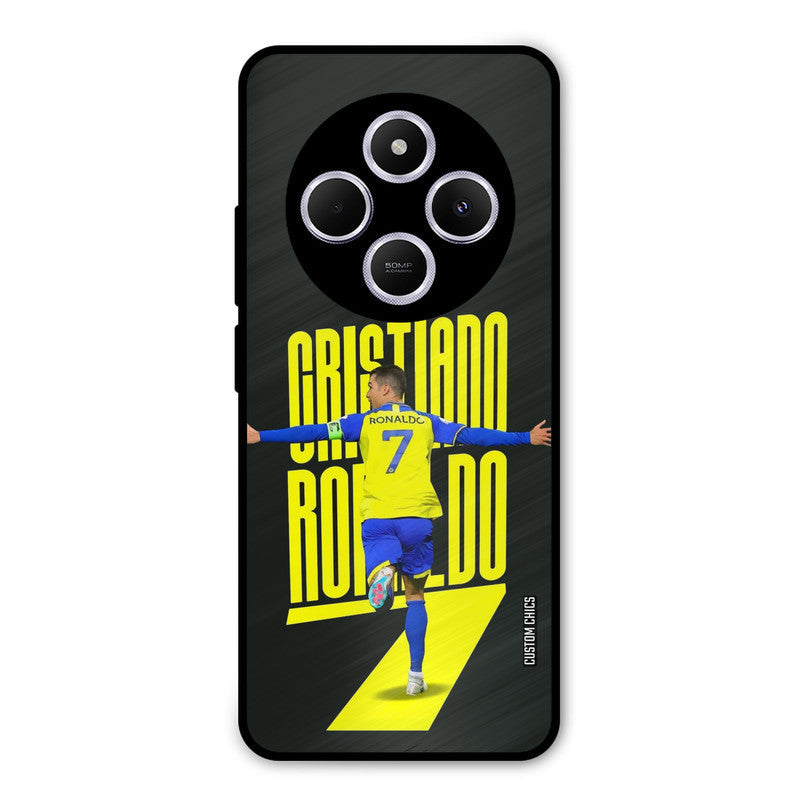 Excited Ronaldo Poco M7 Mobile Back Cover - Sports PrintShield Case