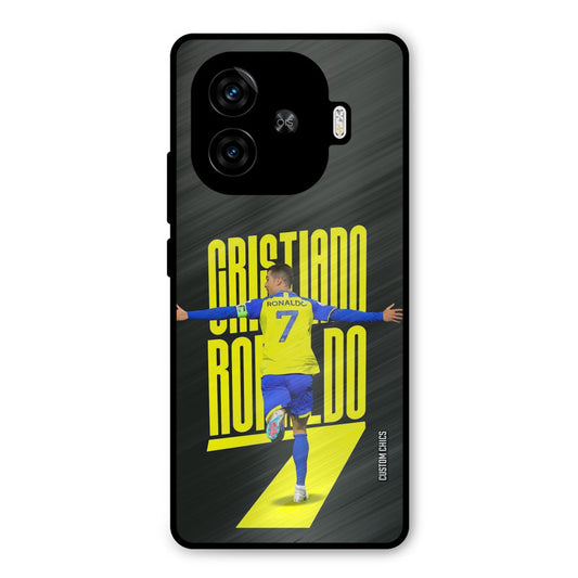 Excited Ronaldo iQoo Z9 Turbo Mobile Back Cover - Sports PrintShield Case