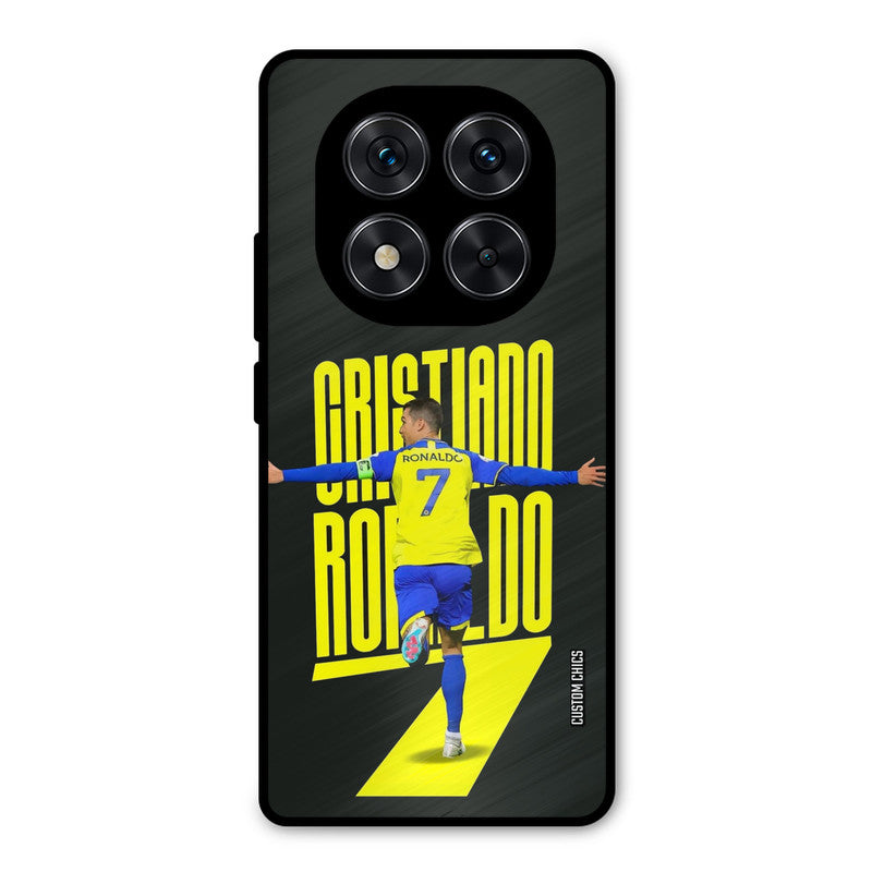 Excited Ronaldo Redmi Note 14 Pro Mobile Back Cover - Sports PrintShield Case
