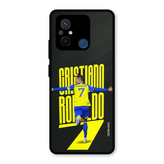 Excited Ronaldo Redmi 12c Mobile Back Cover - Sports PrintShield Case