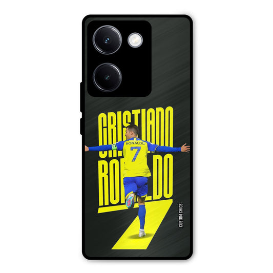 Excited Ronaldo Vivo Y300 Plus Mobile Back Cover - Sports PrintShield Case