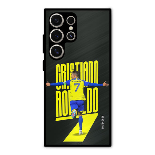 Excited Ronaldo Samsung Galaxy S24 Ultra Mobile Back Cover - Sports PrintShield Case