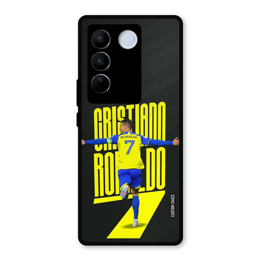 Excited Ronaldo Vivo V27 Pro Mobile Back Cover - Sports PrintShield Case