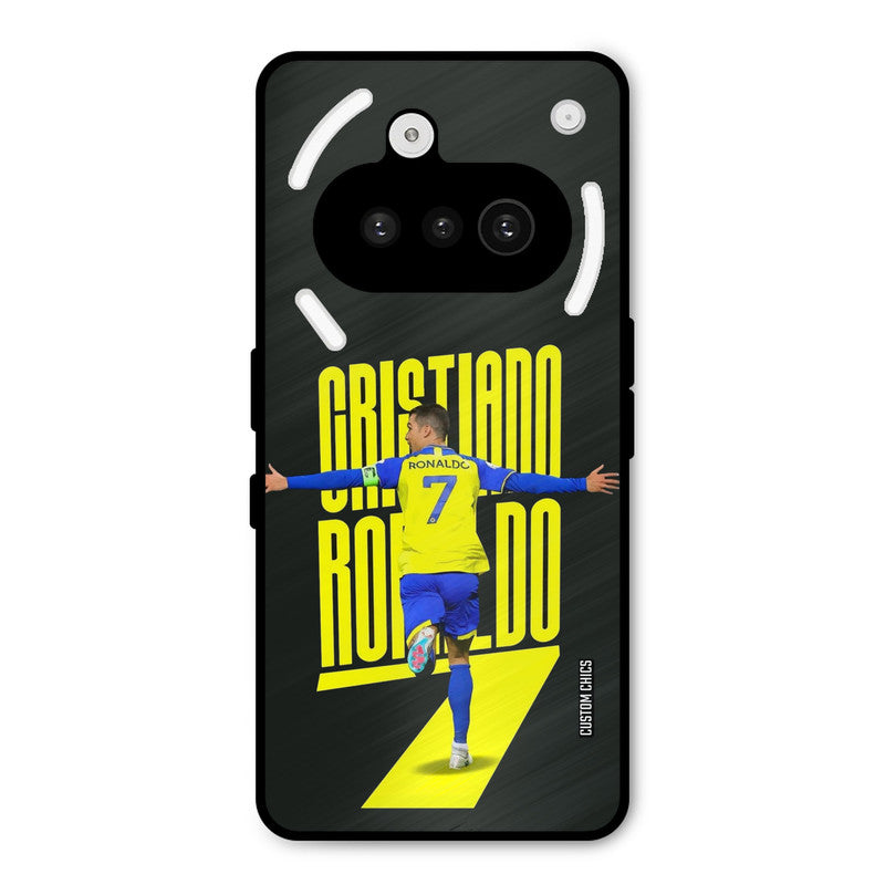 Excited Ronaldo Nothing Phone 3A Mobile Back Cover - Sports PrintShield Case