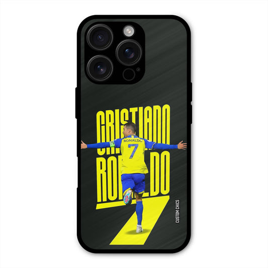 Excited Ronaldo  iPhone 16 Pro Mobile Back Cover - Sports PrintShield Case