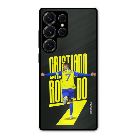 Excited Ronaldo Samsung Galaxy S25 Ultra Mobile Back Cover - Sports PrintShield Case