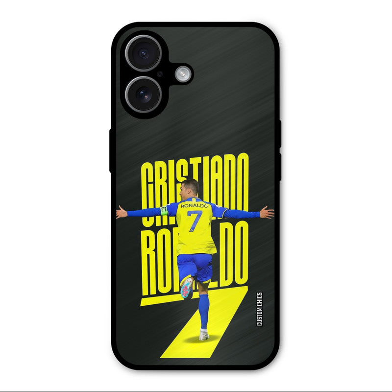 Excited Ronaldo iPhone 17 Mobile Back Cover - Sports PrintShield Case