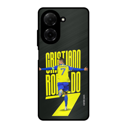 Excited Ronaldo Poco C71 Mobile Back Cover - Sports PrintShield Case