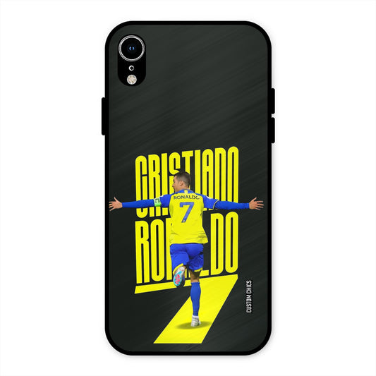 Excited Ronaldo iPhone XR Mobile Back Cover - Sports PrintShield Case