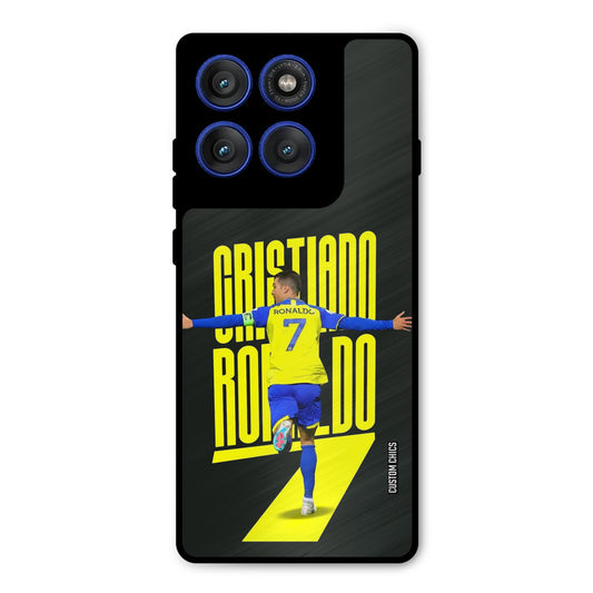 Excited Ronaldo Motorola Edge 60 Pro Mobile Back Cover - Sports PrintShield Case