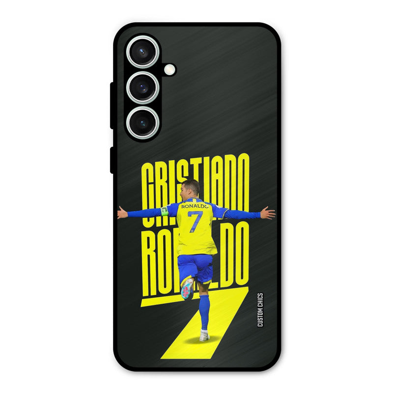 Excited Ronaldo Samsung Galaxy S23 Mobile Back Cover - Sports PrintShield Case