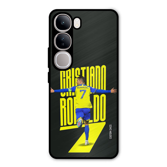 Excited Ronaldo Vivo Y300 Mobile Back Cover - Sports PrintShield Case