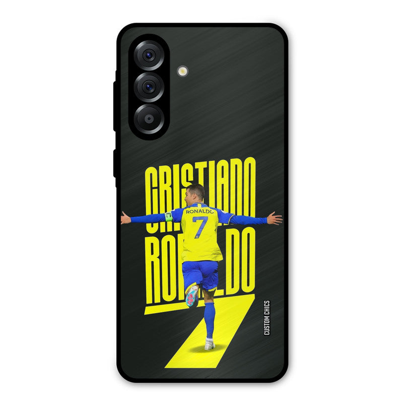 Excited Ronaldo Samsung Galaxy A36 Mobile Back Cover - Sports PrintShield Case