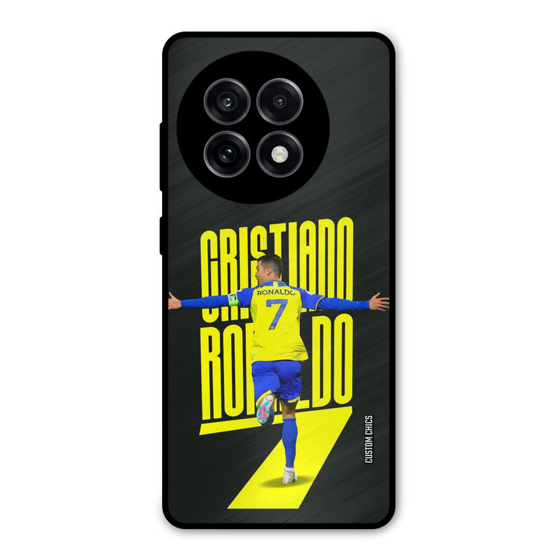 Excited Ronaldo OnePlus 13R Mobile Back Cover - Sports PrintShield Case